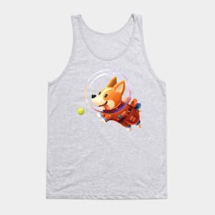 Astronaut Corgi Tank Top